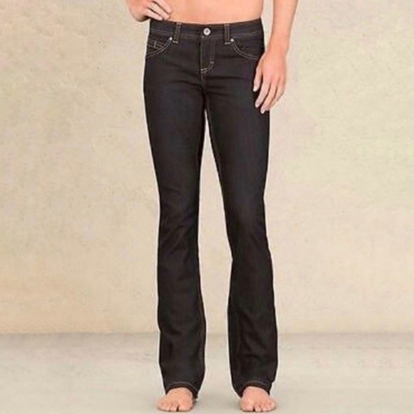 Athleta Frontier Hiking Straight Tall Denim Jeans - Picture 1 of 12